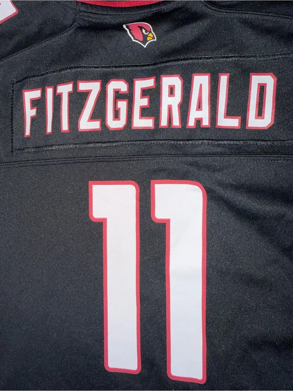 Arizona Cardinals Larry Fitzgerald Nike NFL on field jersey black youth large